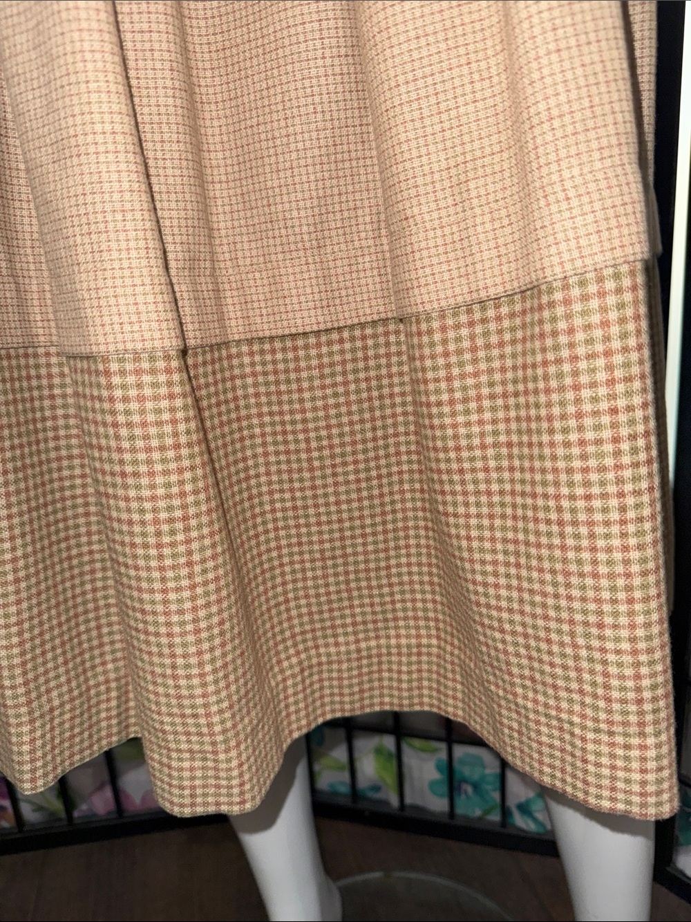 Vintage Bilboquet Tiered Midi Skirt - Picture 3 of 14
